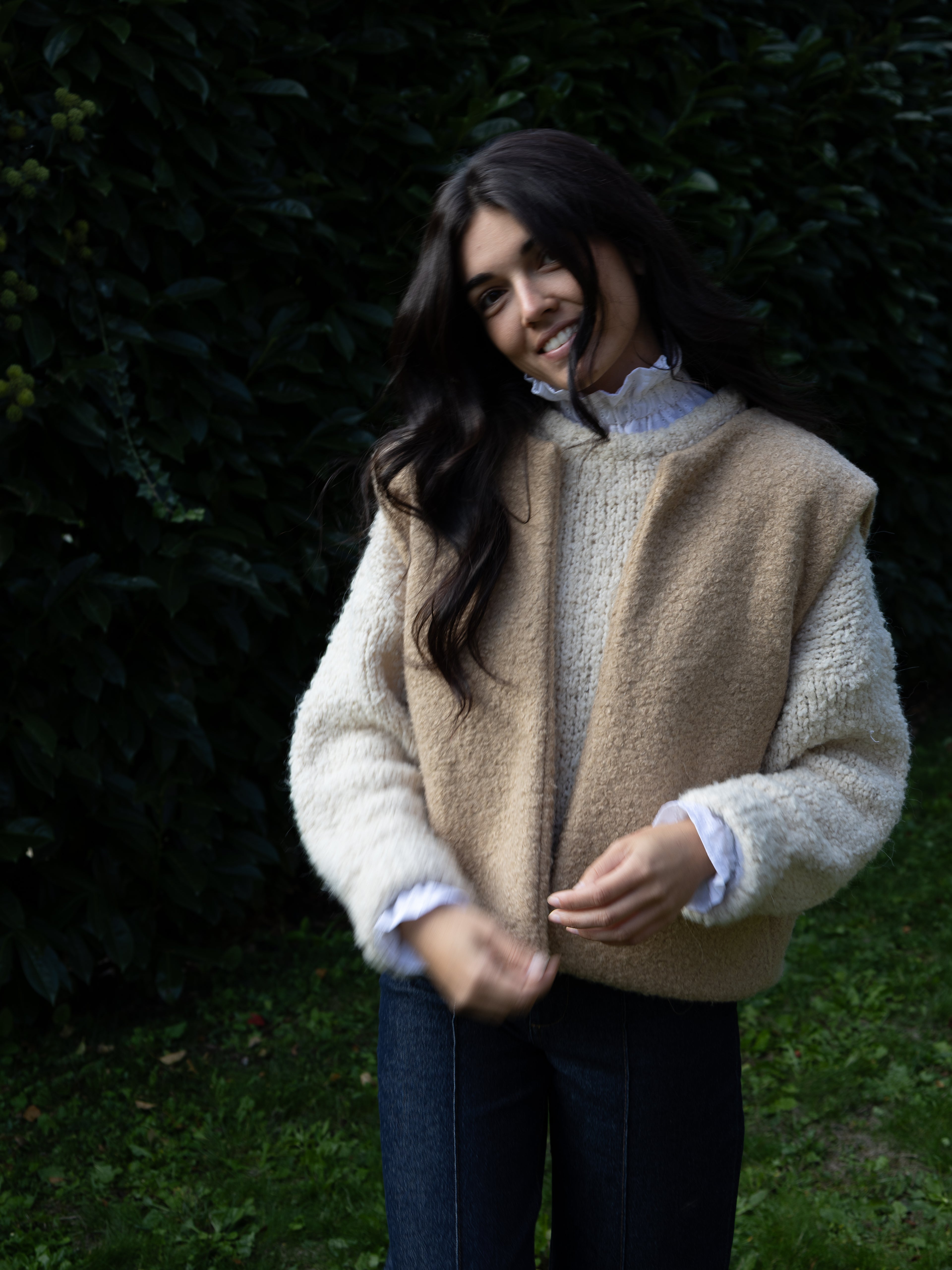 Gilet COCOON camel