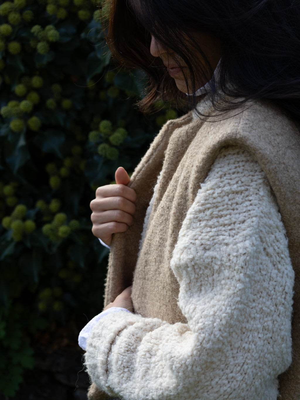 Gilet COCOON camel