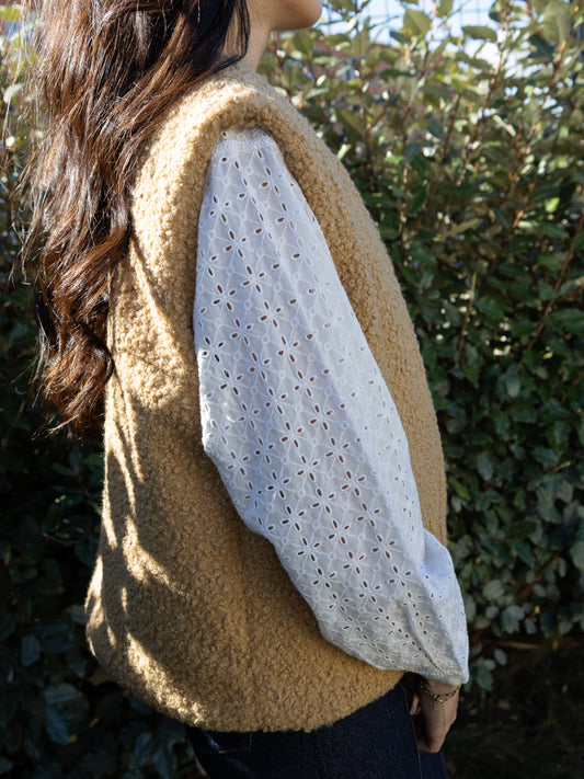 Gilet COCOON caramel
