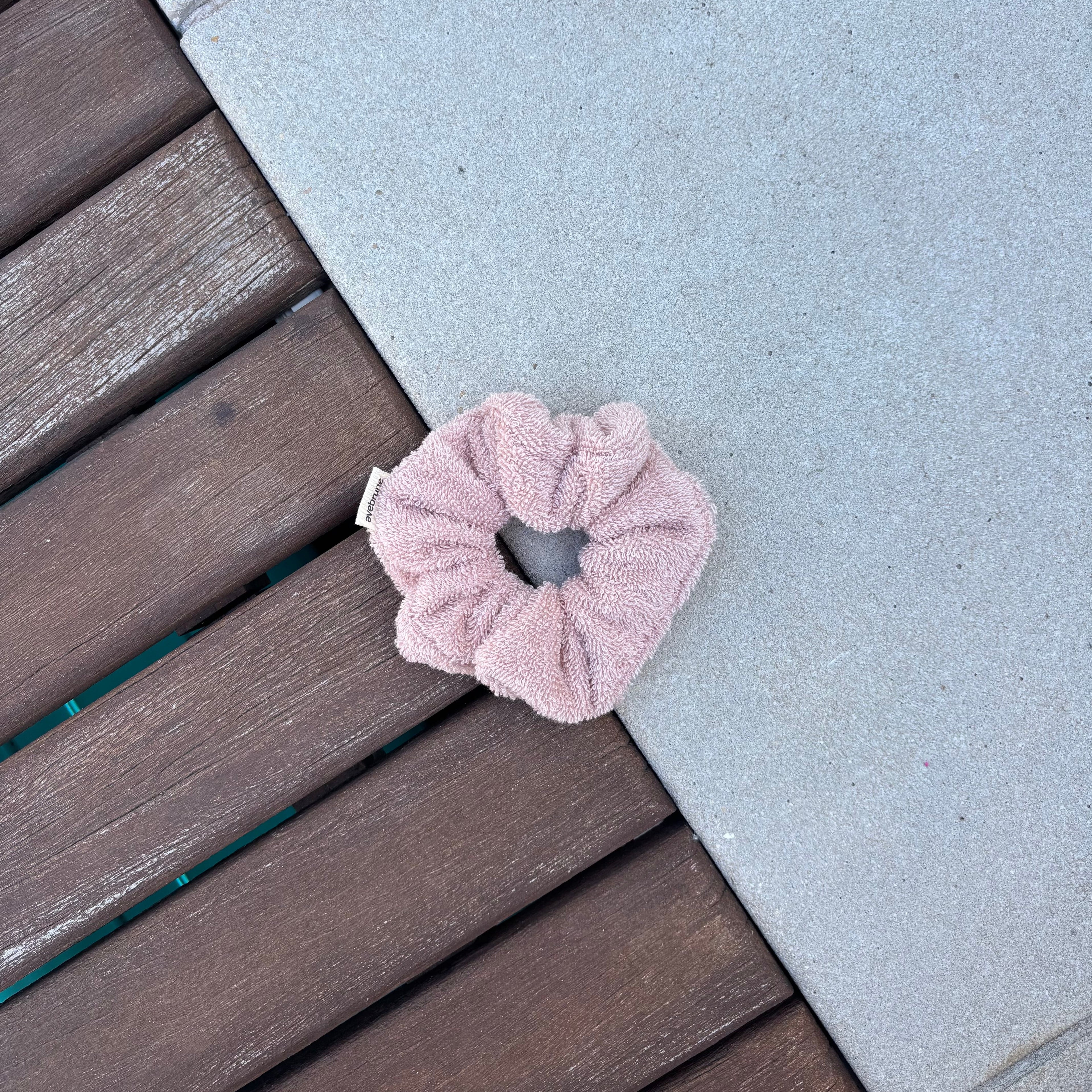 Chouchou éponge ROSE THÉ