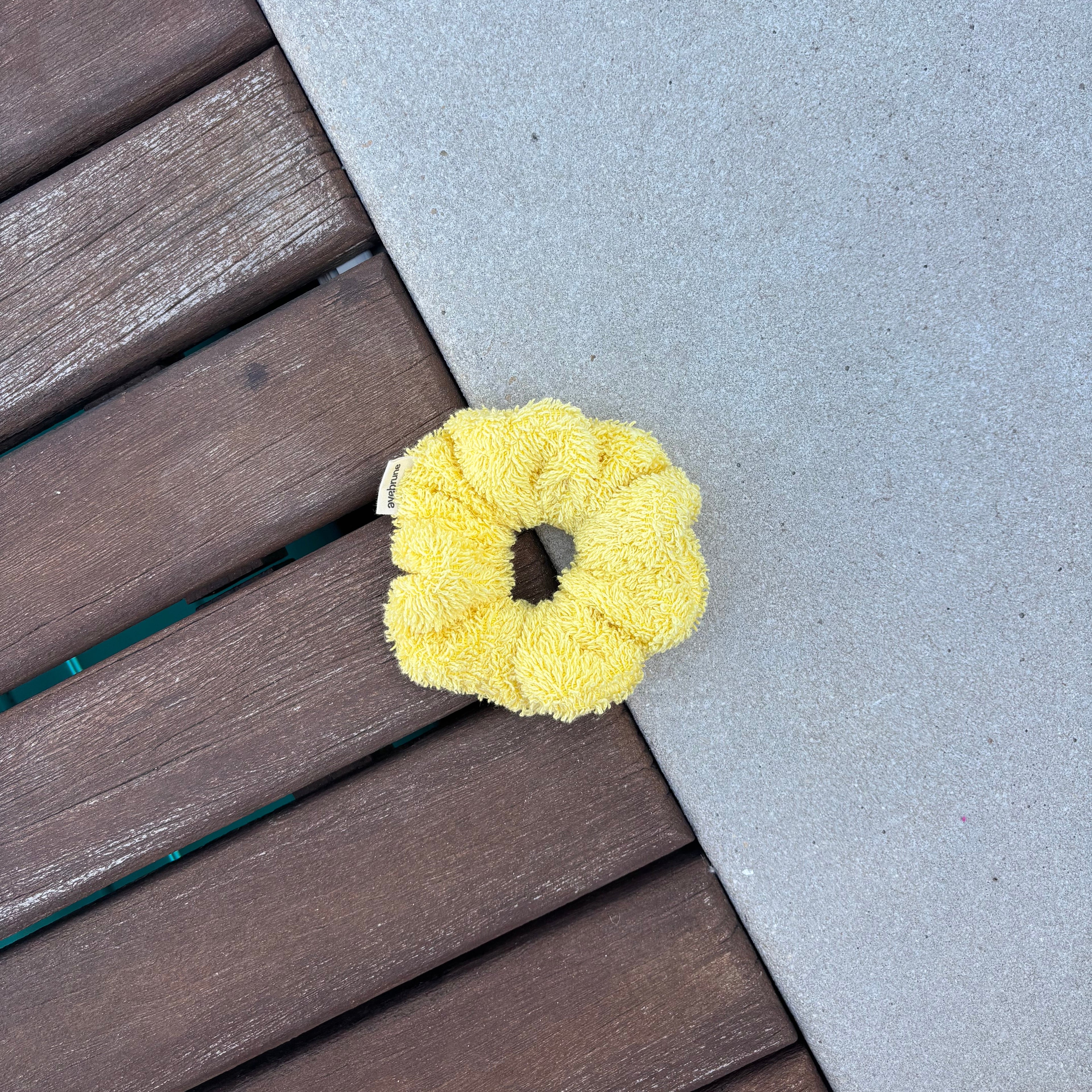 Chouchou éponge JAUNE