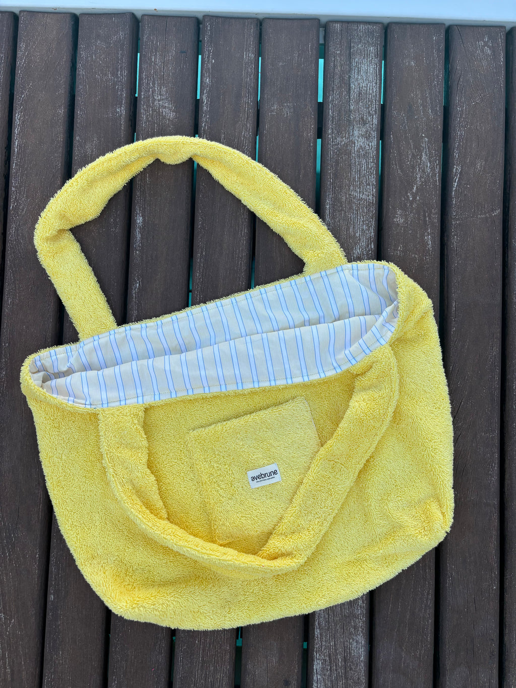 Cabas Éponge JAUNE
