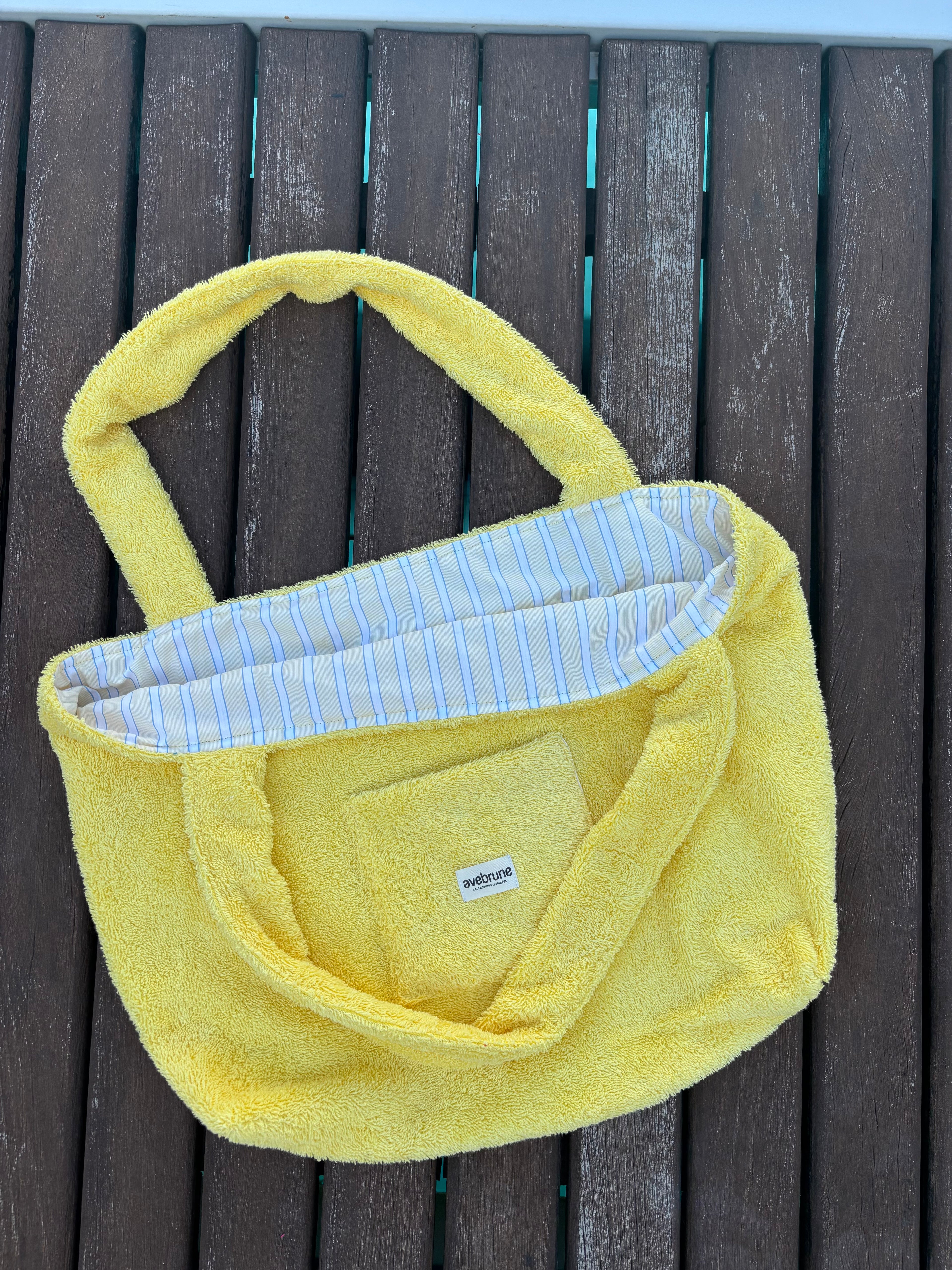 Cabas Éponge JAUNE