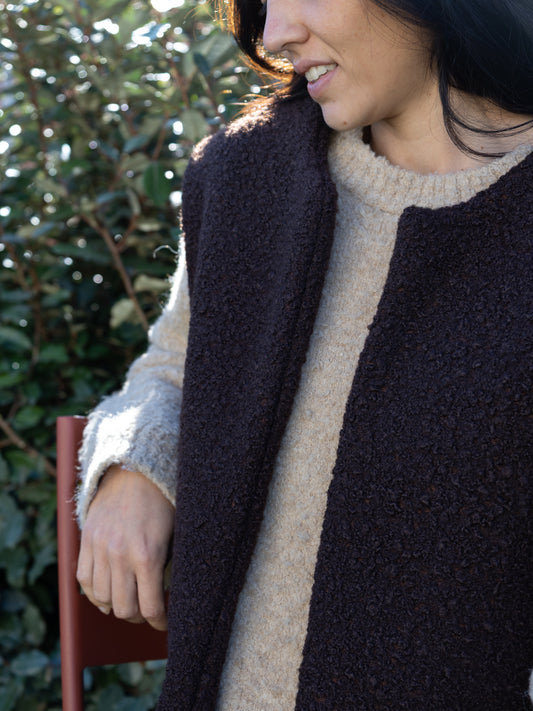 Gilet COCOON chocolat